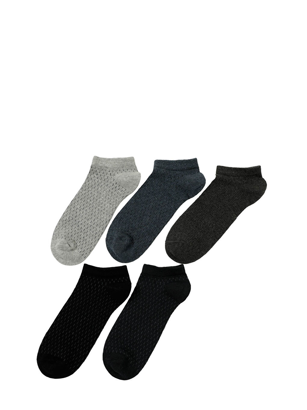 Karışık ANTRA 5LI PTK-M 5PR Çok Renkli Erkek 5'li Patik Çorap