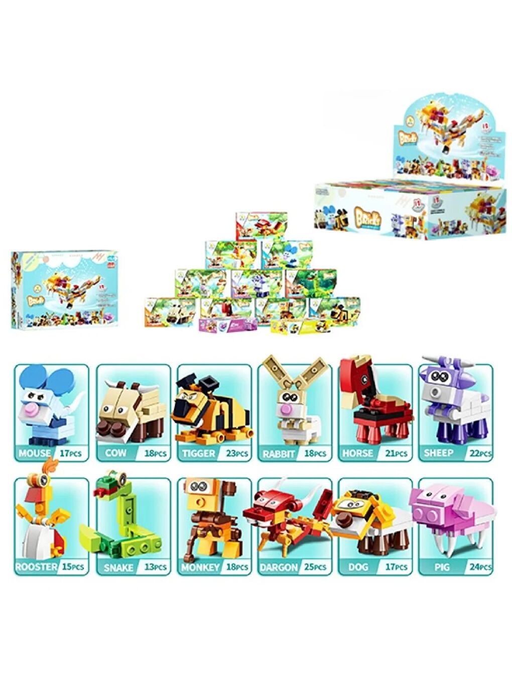 Bricks Lego Hayvanlar 05 Dragon 25 Parça (SM198B-05) GKO-2