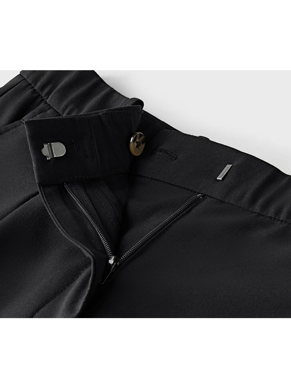 Kadın Palazzo Pantolon, Sweat, Siyah-7