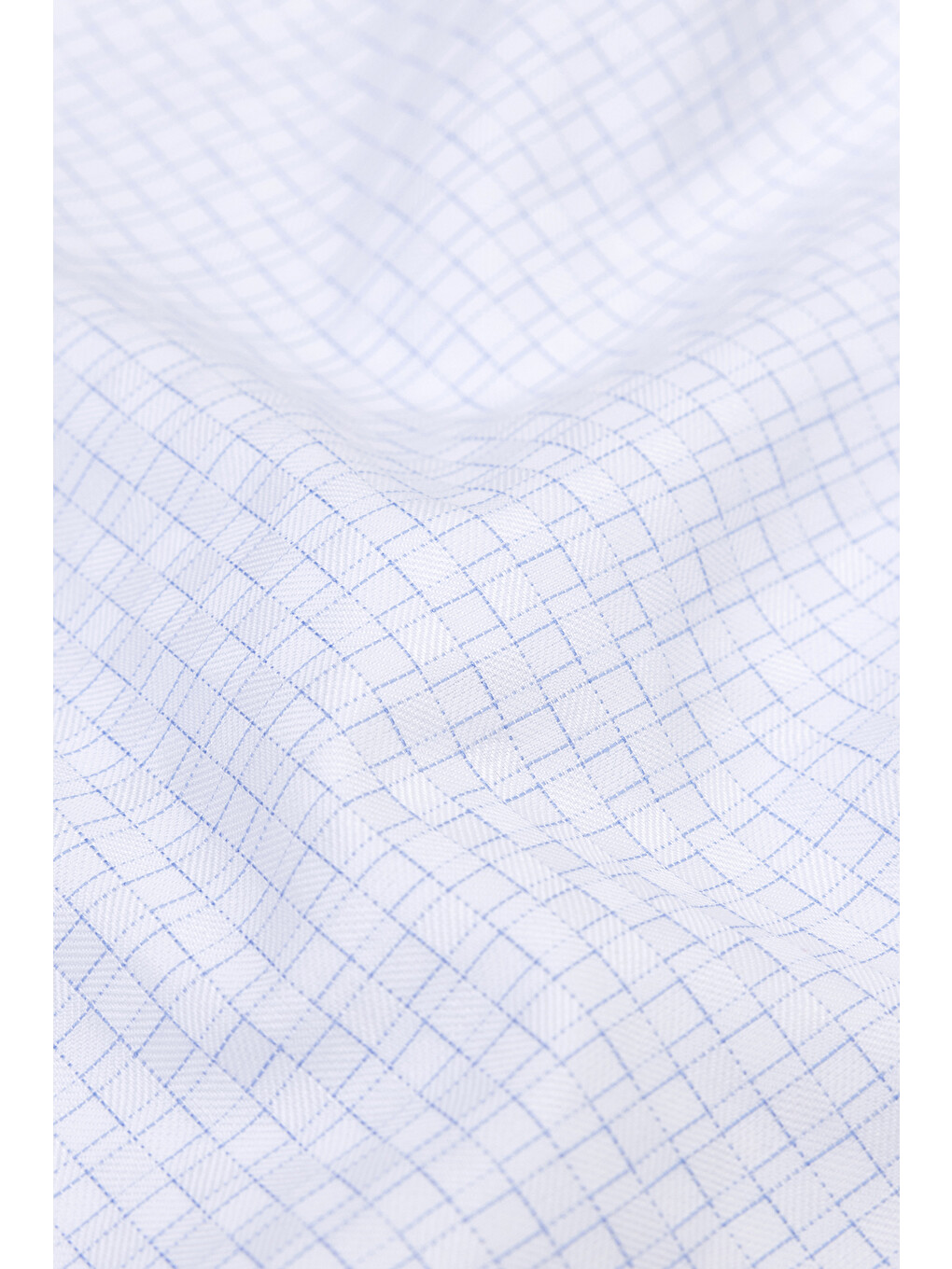 Sky Poplin Pamuklu Comfort Fit Açık Mavi Erkek Kareli Şort-4