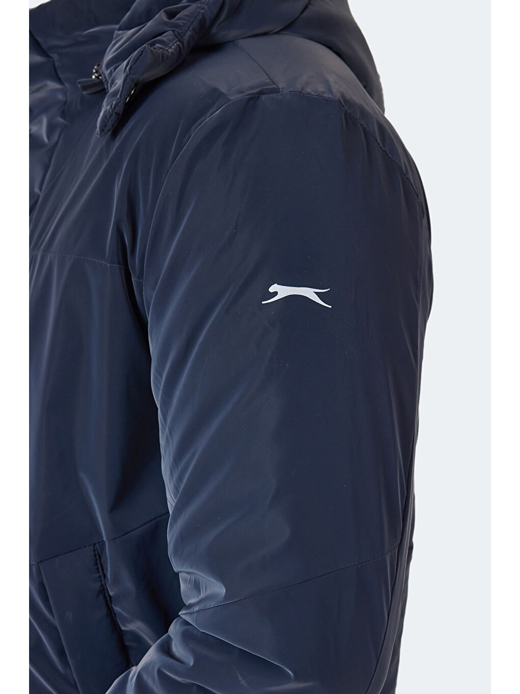 GRIM Erkek Çıkarılabilir Kapüşonlu Lacivert Mont & Kaban-3