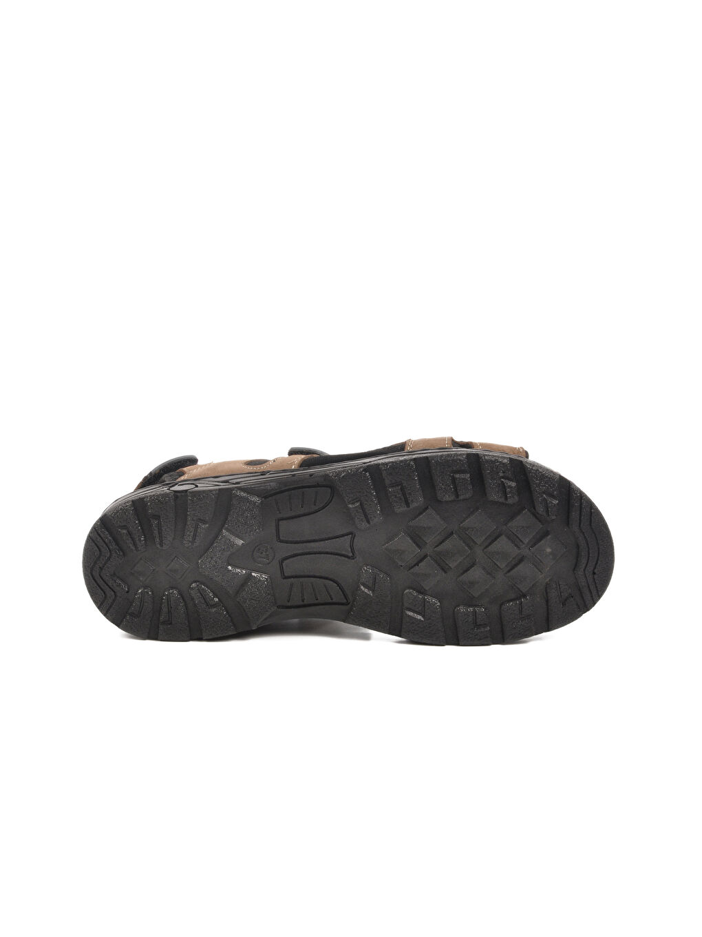 Ekru Kum Nubuk Erkek Çocuk Cırtlı Spor Sandalet 1305 G-4