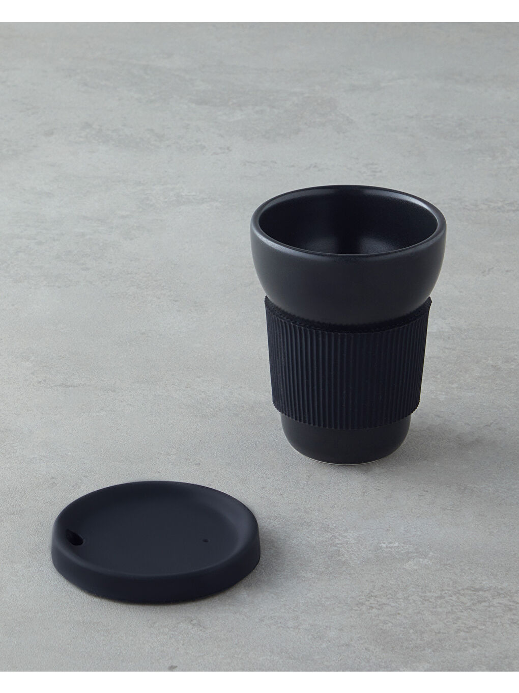 Good Mood Chic Porselen Travel Mug 350 ml Siyah-1