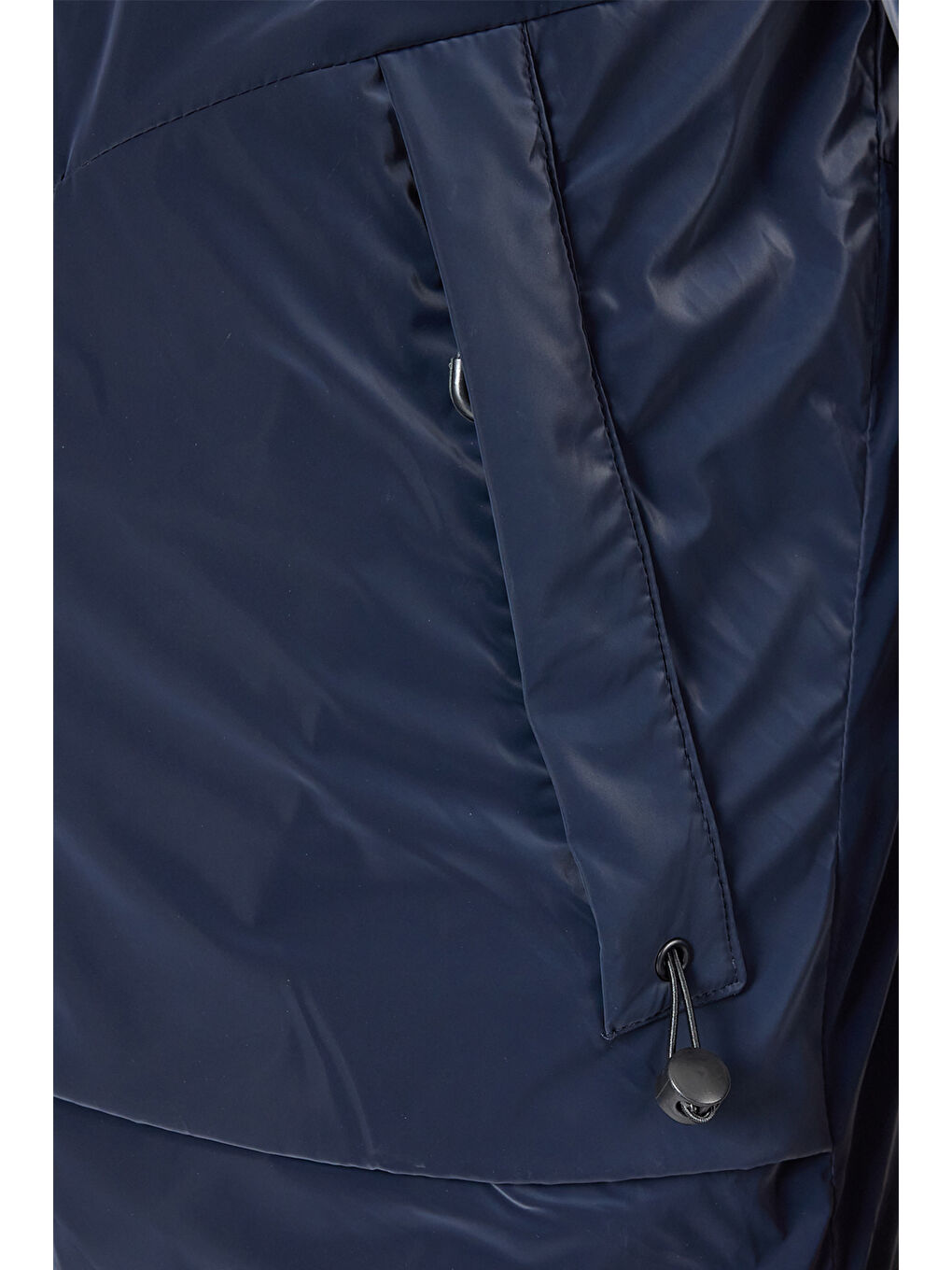 GRIM Erkek Çıkarılabilir Kapüşonlu Lacivert Mont & Kaban-4