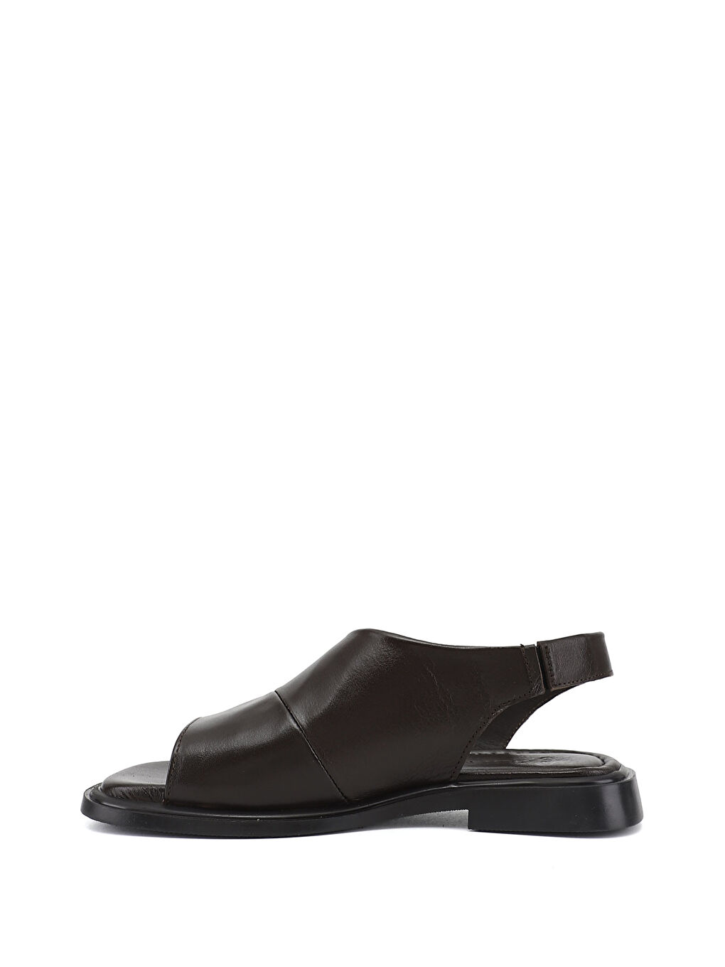 Kahverengi Kadın KAHVERENGİ Hakiki Deri Sandalet-3