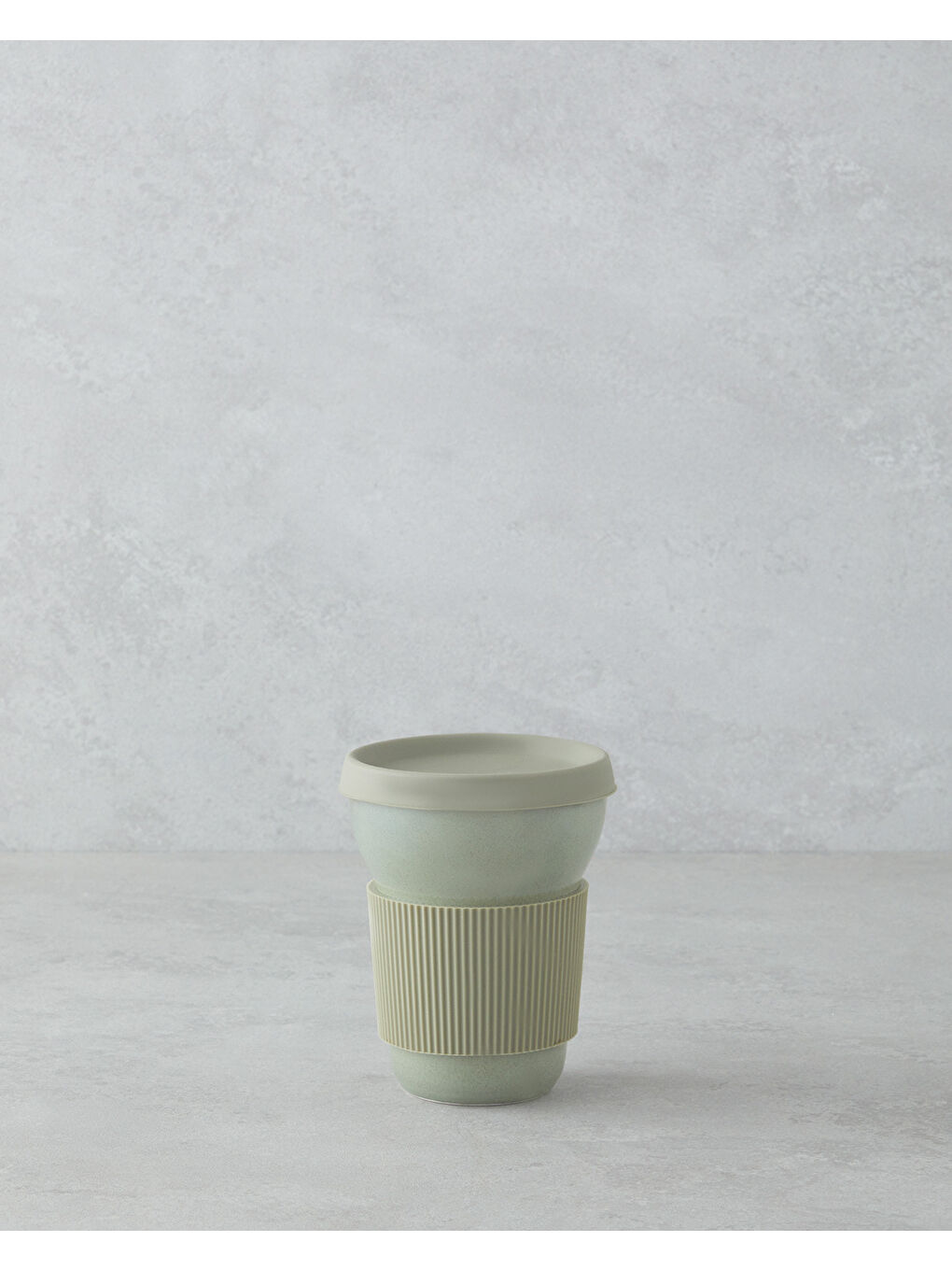 Good Mood Chic Porselen Travel Mug 350 ml Yeşil