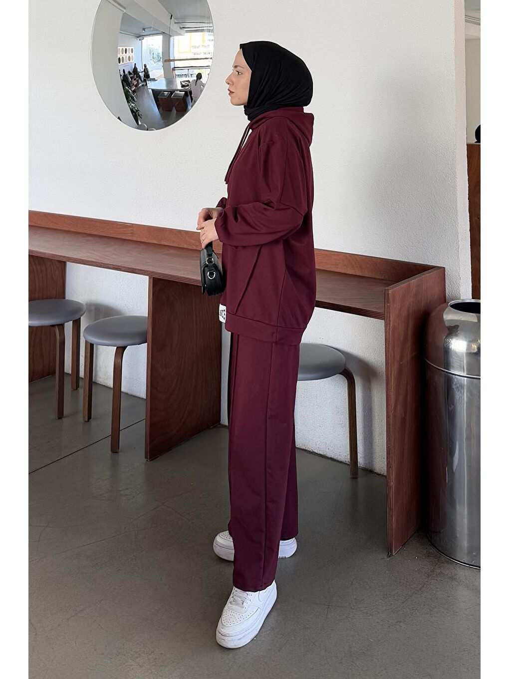 Balance Armalı Çımalı Ikili Takım Bordo-1