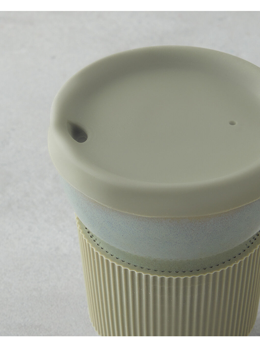 Good Mood Chic Porselen Travel Mug 350 ml Yeşil-2