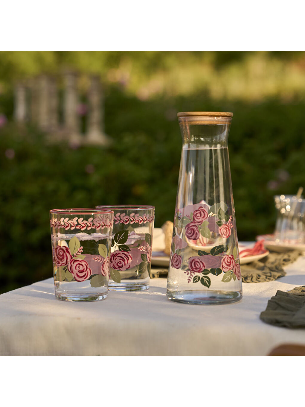 Karışık Rose Meşrubat Bardağı 4'lü (510 cc)-2