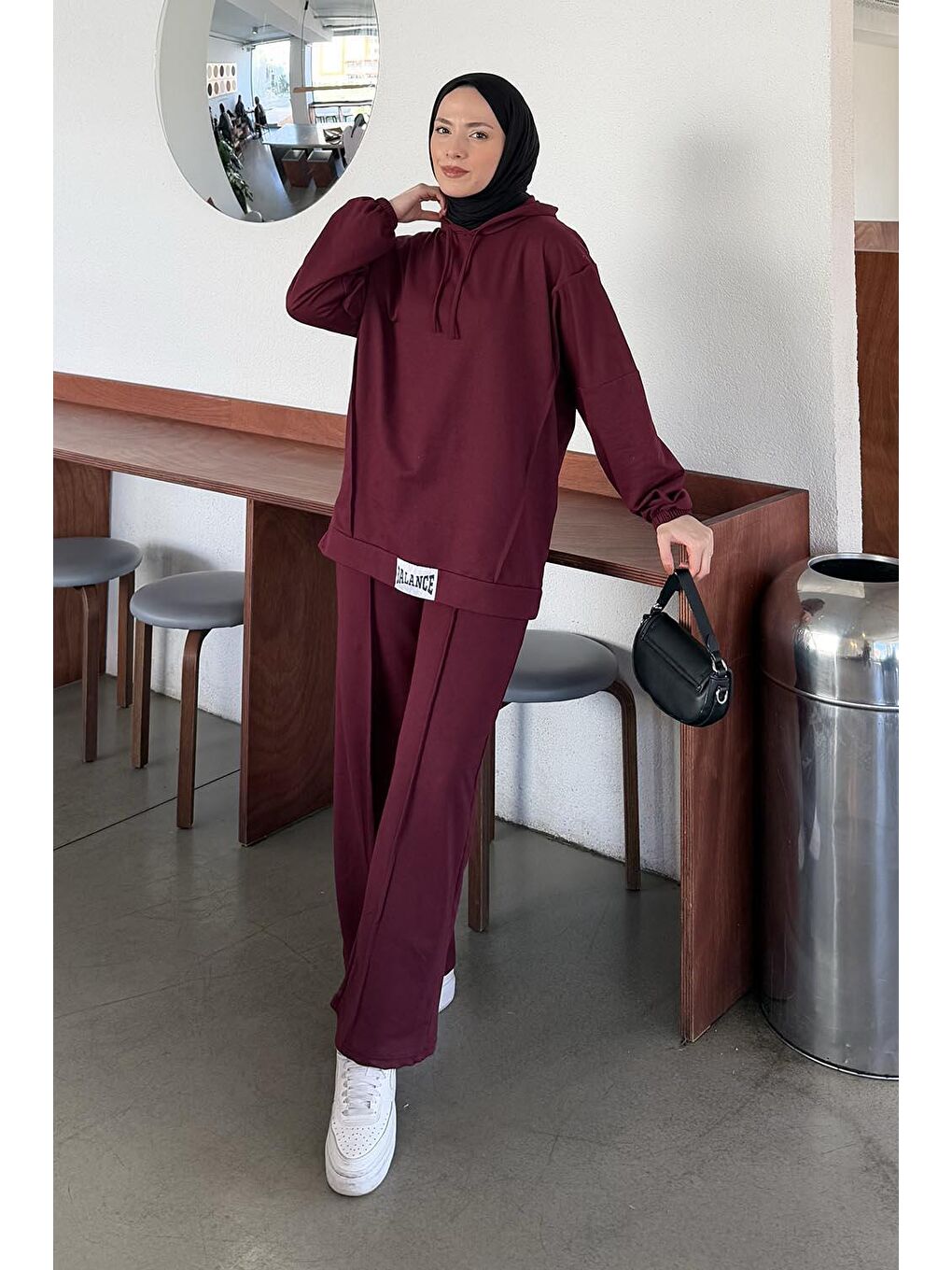 Balance Armalı Çımalı Ikili Takım Bordo-3