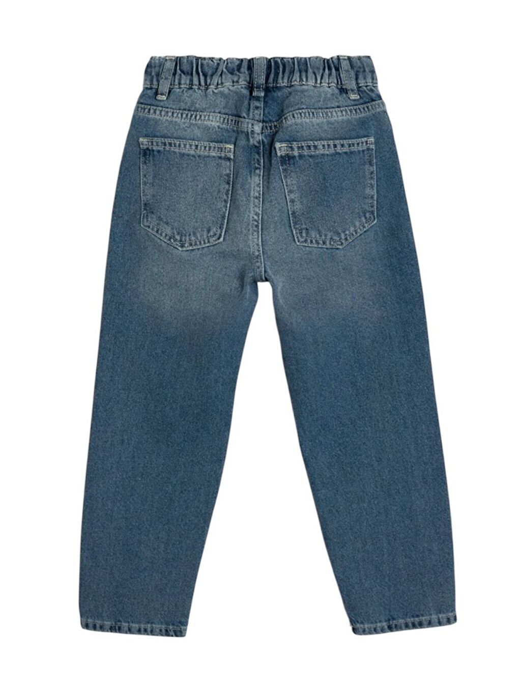 Mavi Erkek Çocuk Baggy Fit Jean Pantolon  6-15 Yaş-1