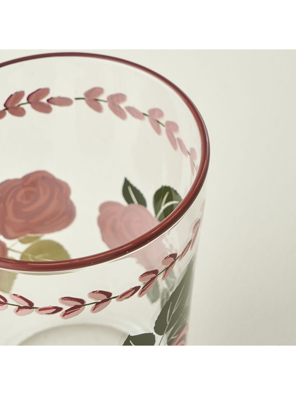 Karışık Rose Meşrubat Bardağı 4'lü (510 cc)-4