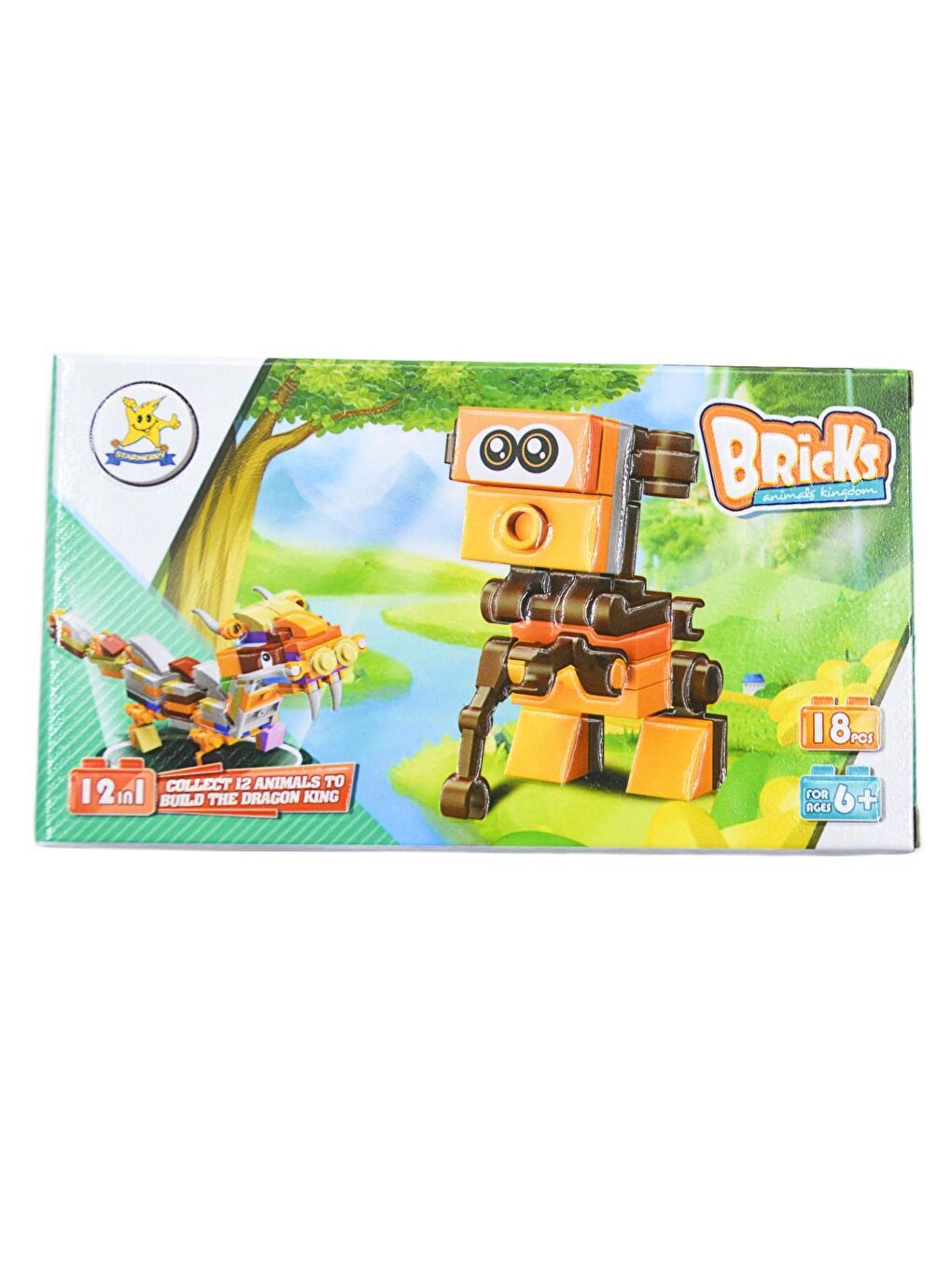 Bricks Lego Hayvanlar 09 Monkey 18 Parça (SM198B-09) GKO
