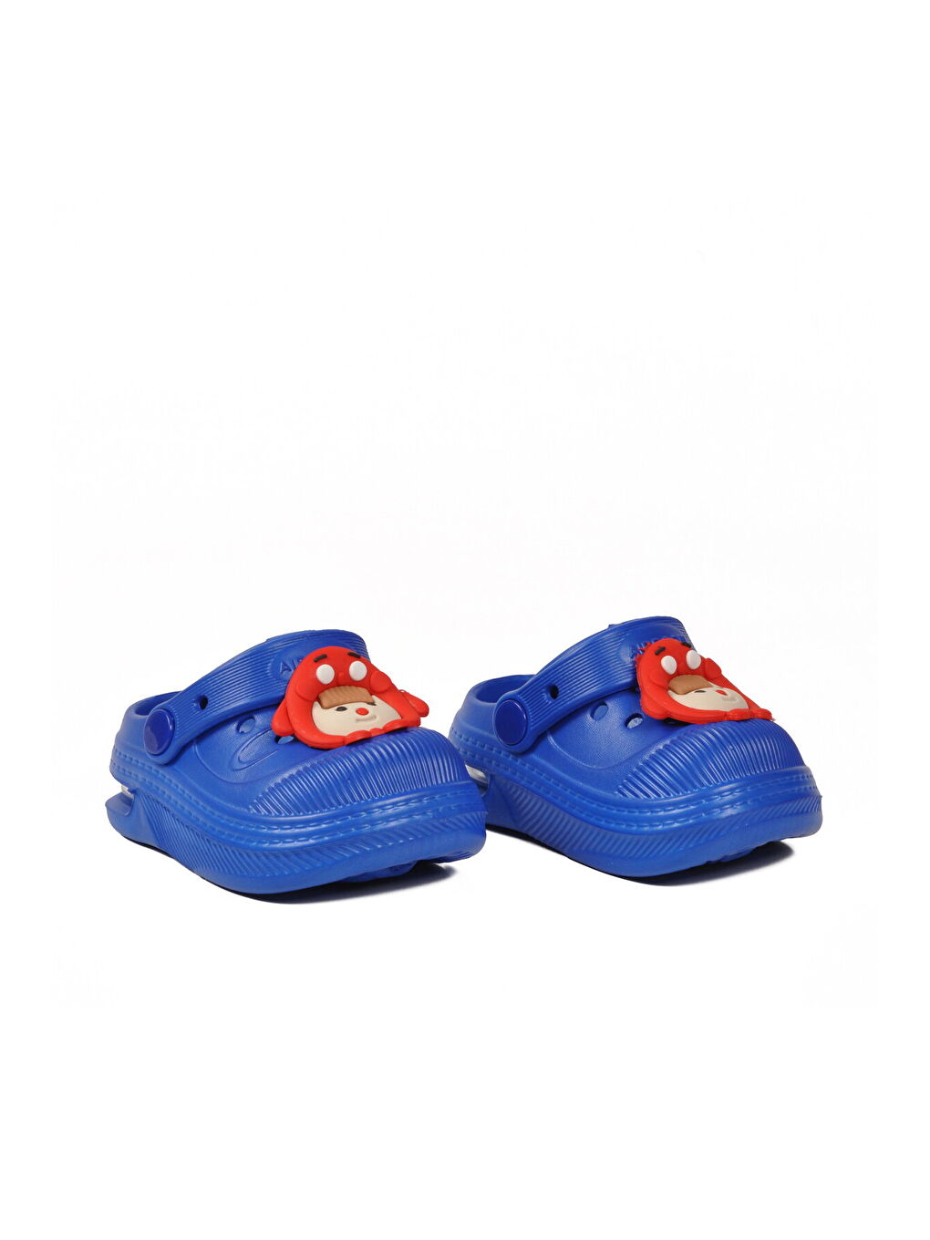 Mavi Saks Eva Hafif Esnek Unisex Çocuk Sabo Terlik 2316 B-P-1