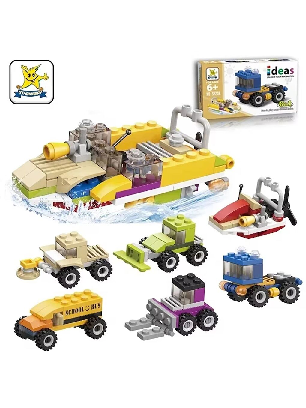 Ideas Lego Arabalar 2in1 21 Parça (SM208B-05) GKO-6