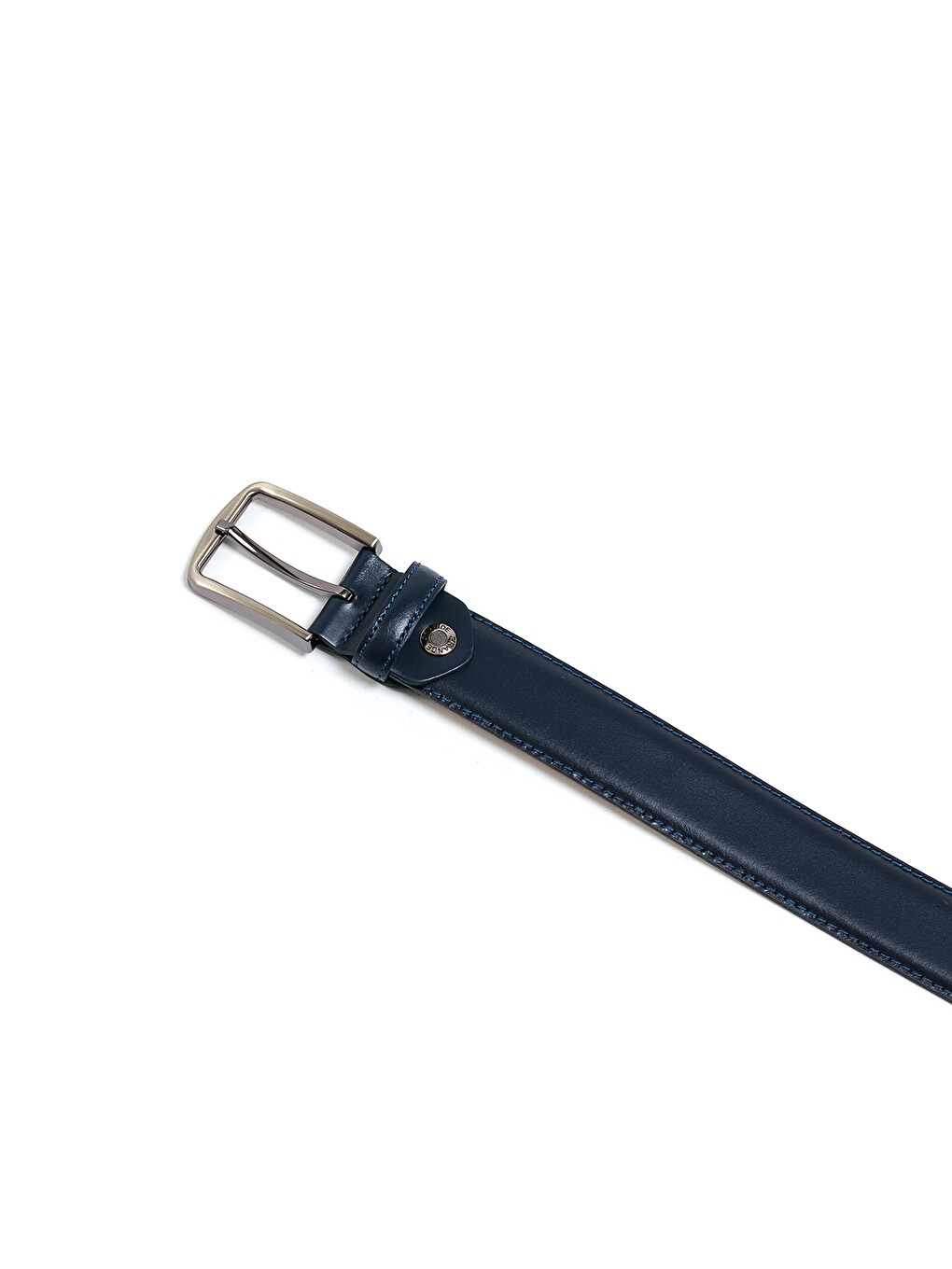 Lacivert Erkek F-034-00 Klasik Kemer (genişlik 3.5 Cm)-1
