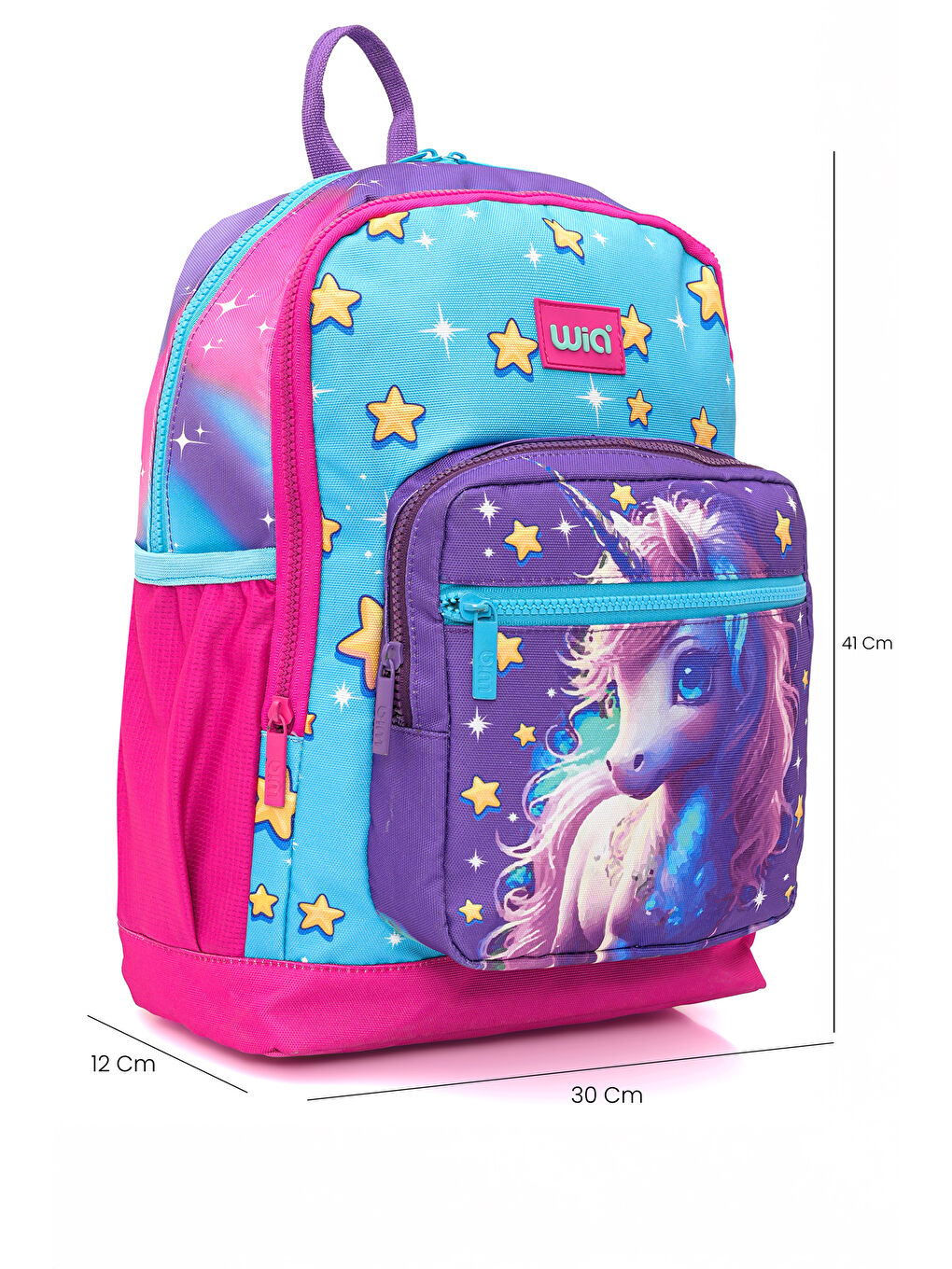 Kız Çocuk Desenli 3'lü Okul Çanta Seti-4