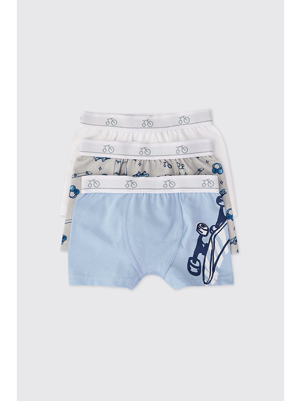 Karışık Erkek Çocuk 3'lü Boxer Set