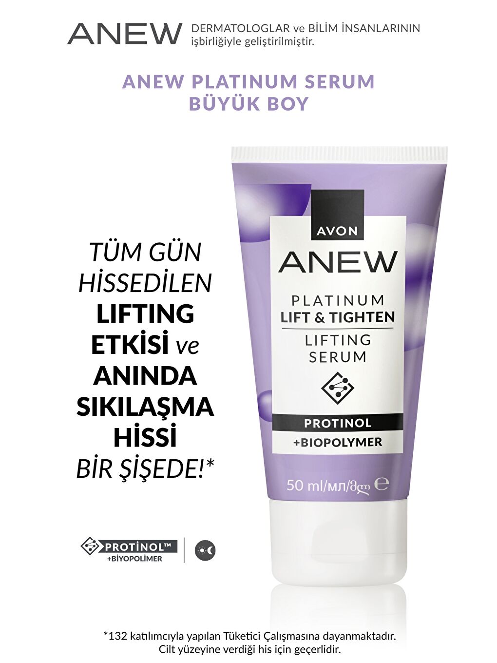 Platinum Lifting ve Sıkılaştırma Etkili Serum Büyük Boy 50ml-1