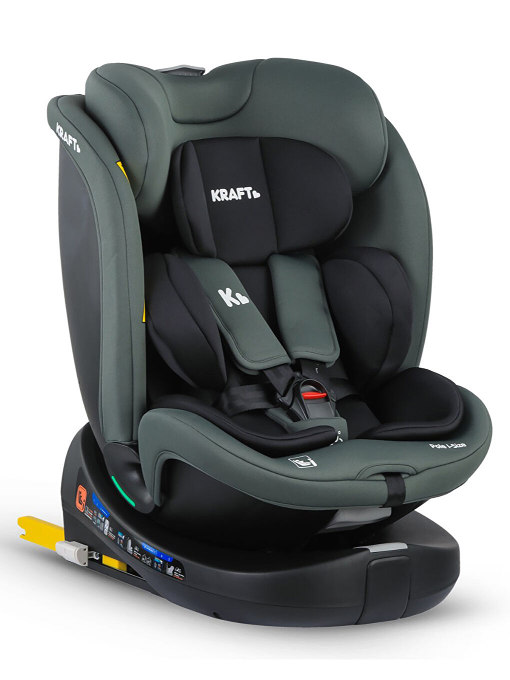 Pole I-Size Oto Koltuğu 40-150 Cm (0-36) Kg Siyah-Yeşil