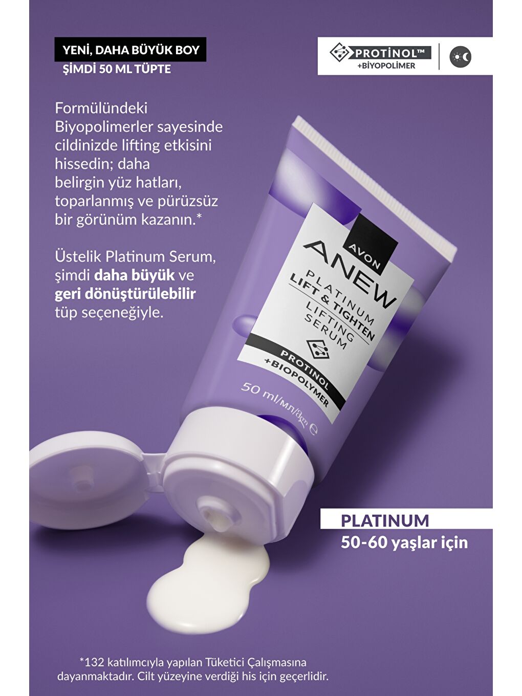 Platinum Lifting ve Sıkılaştırma Etkili Serum Büyük Boy 50ml-2