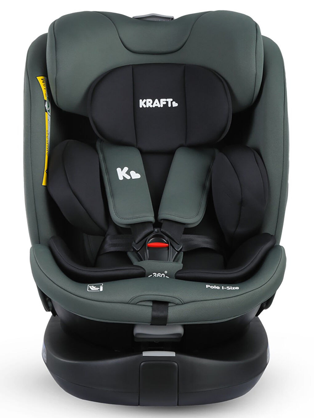 Pole I-Size Oto Koltuğu 40-150 Cm (0-36) Kg Siyah-Yeşil-1