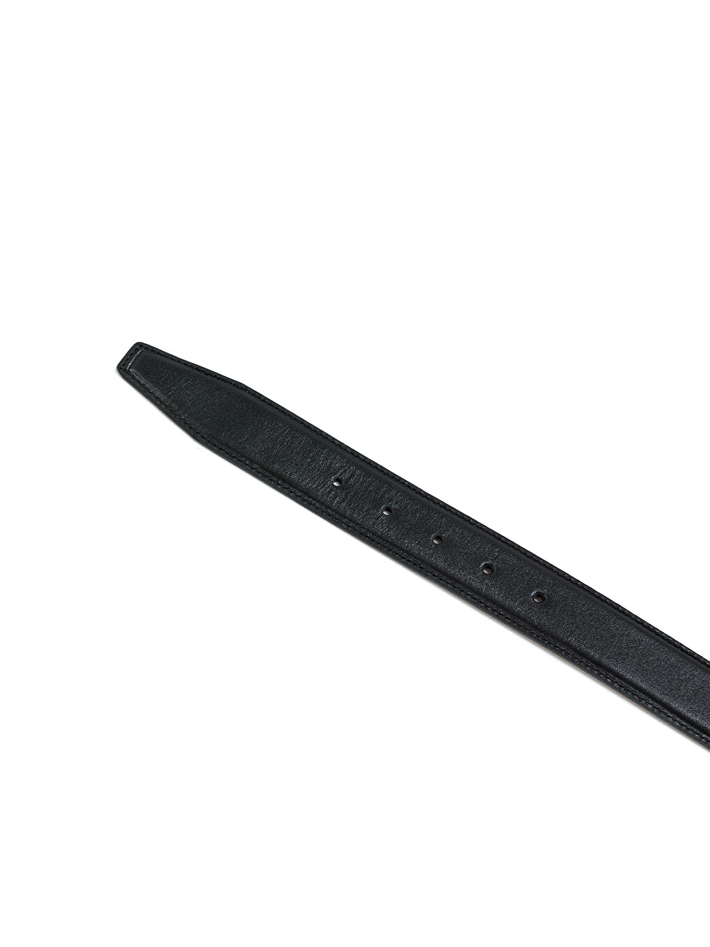 Siyah Erkek F-034-00 Klasik Kemer (genişlik 3.5 Cm)-2