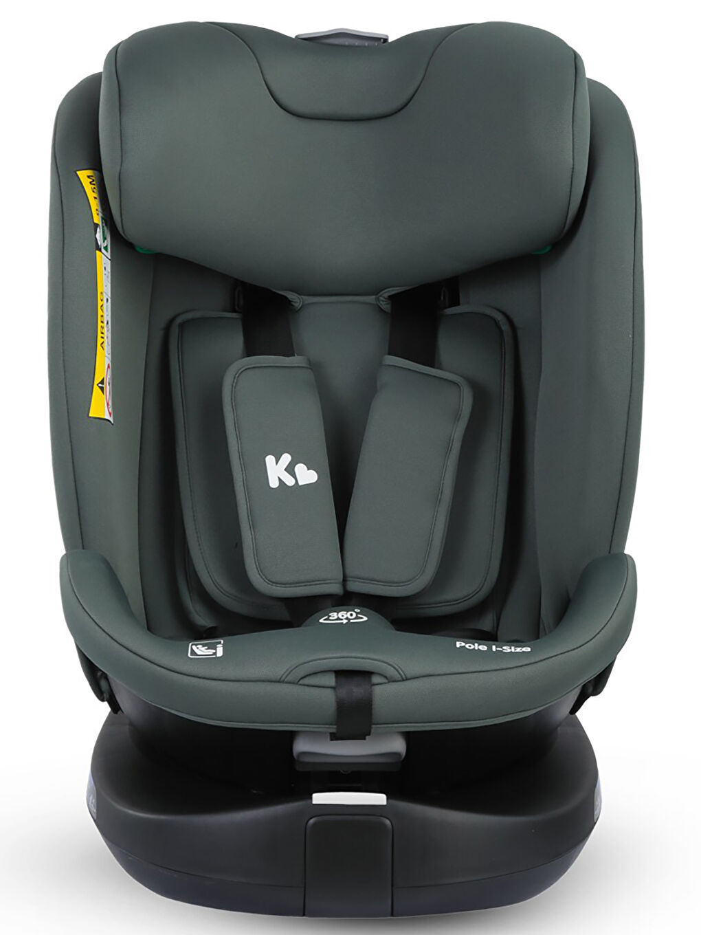 Pole I-Size Oto Koltuğu 40-150 Cm (0-36) Kg Siyah-Yeşil-5