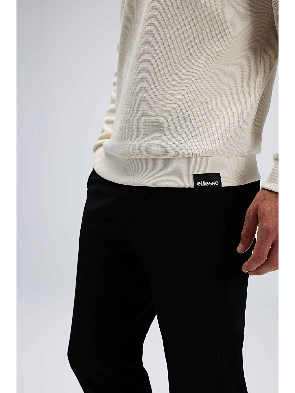 Bej % 100 Pamuk Regular Fit Bisiklet Yaka Kazak EM615-BG-4