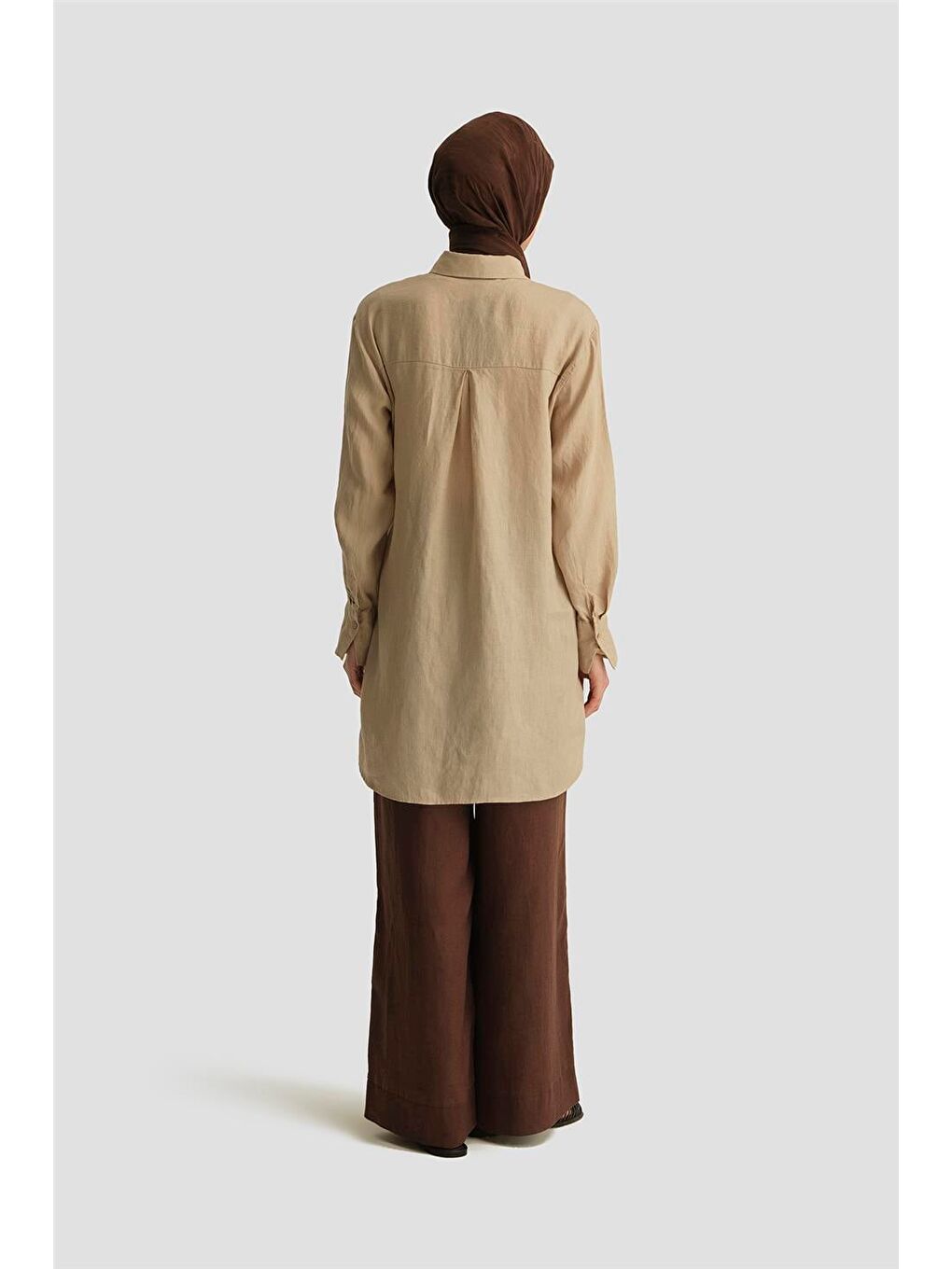 Keten Tunik 25Yd4231-1 Bej-4