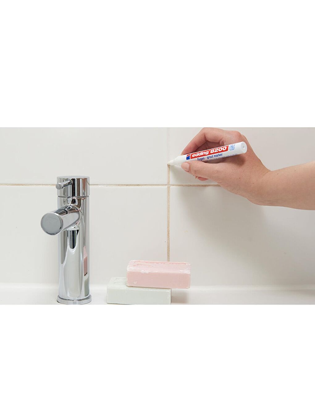 8200 Fayans Kalemi Derz Kalemi Beyaz 3 Adet-2