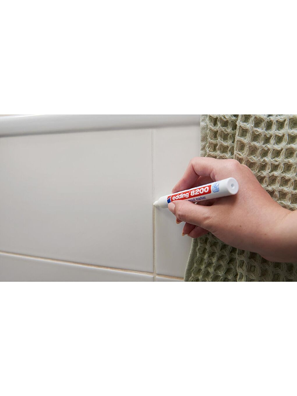 8200 Fayans Kalemi Derz Kalemi Beyaz 3 Adet-3