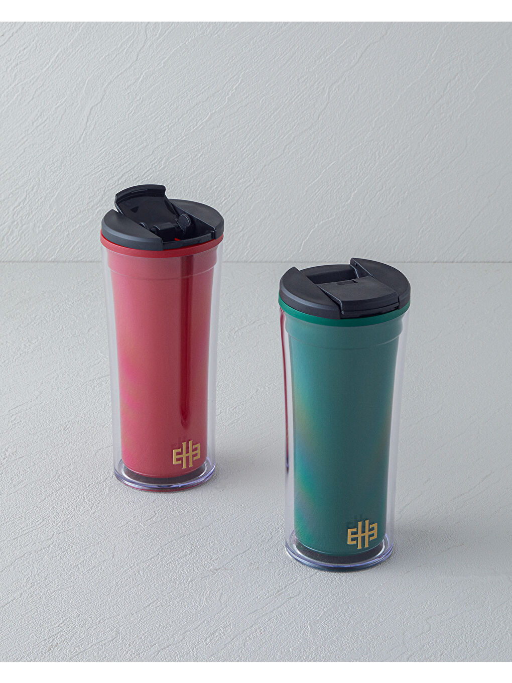 Good Mood Everyday Akrilik Travel Mug 350 ml Yeşil-4
