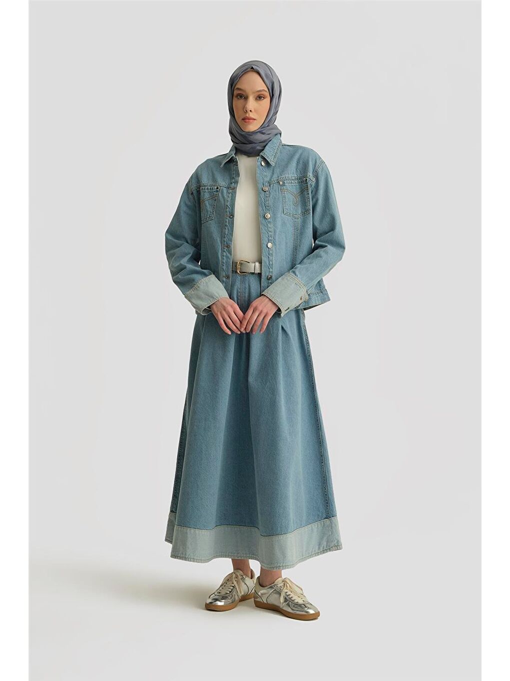 Ceket 25Yd4243-1 Buz Mavi-1