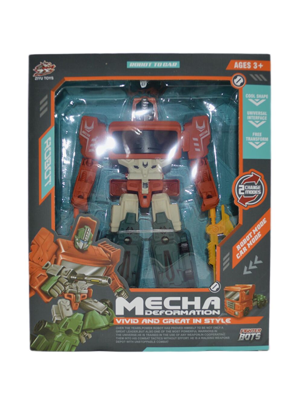 Transformers Dönüşen Oyuncak Araba KZL-L015-76 GKO-1