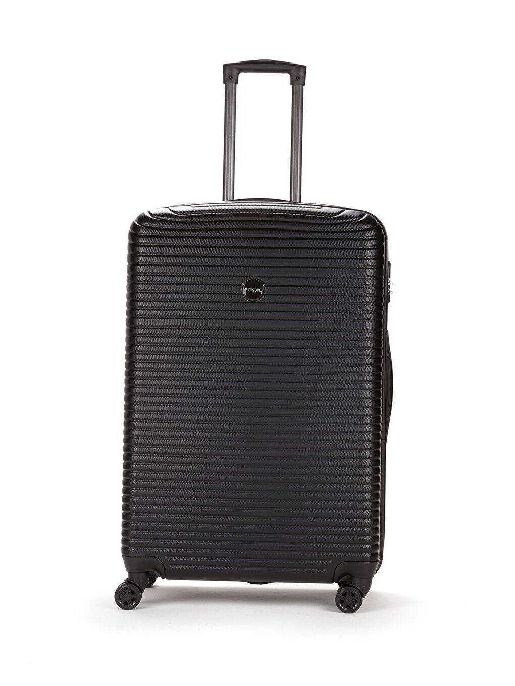 Siyah ABS Unisex Büyük, Orta, Kabin Boy 3'lü Valiz Seti FSL125-1