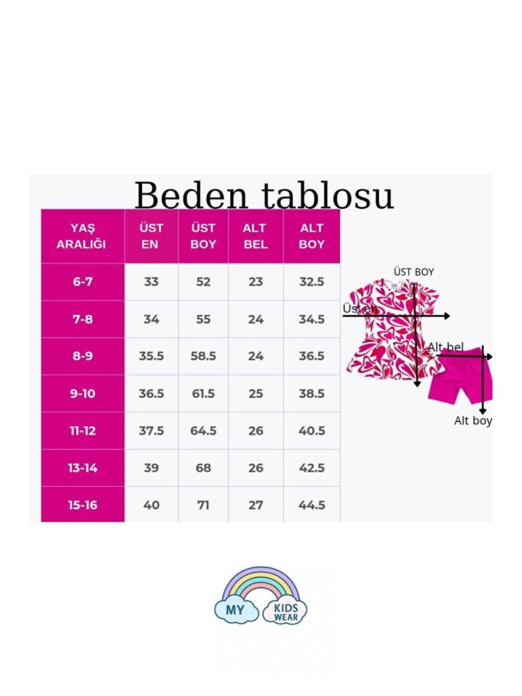 Fuşya Üç Parça Kız Çocuk Boneli Mayo-1