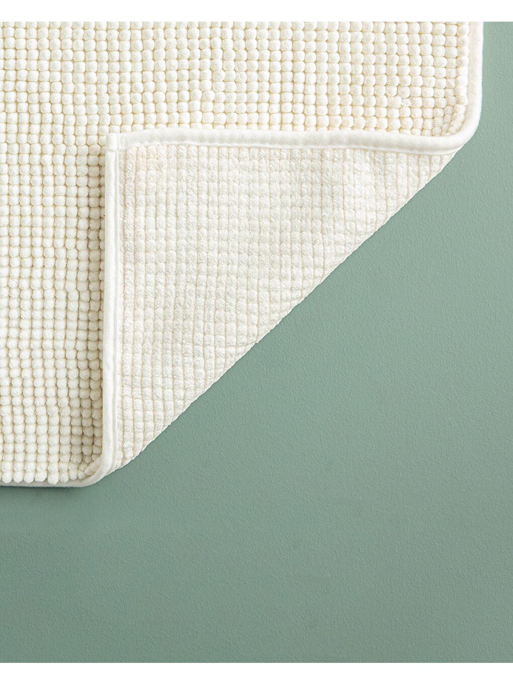 Paige Makarna Banyo Paspası Seti Ekru-2