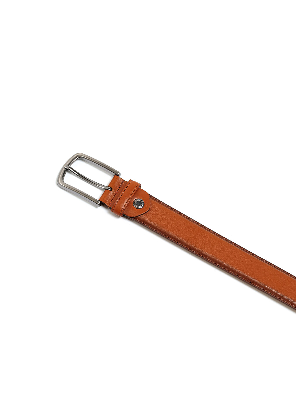 Kahverengi Erkek F-034-00 Klasik Kemer (genişlik 3.5 Cm)-1