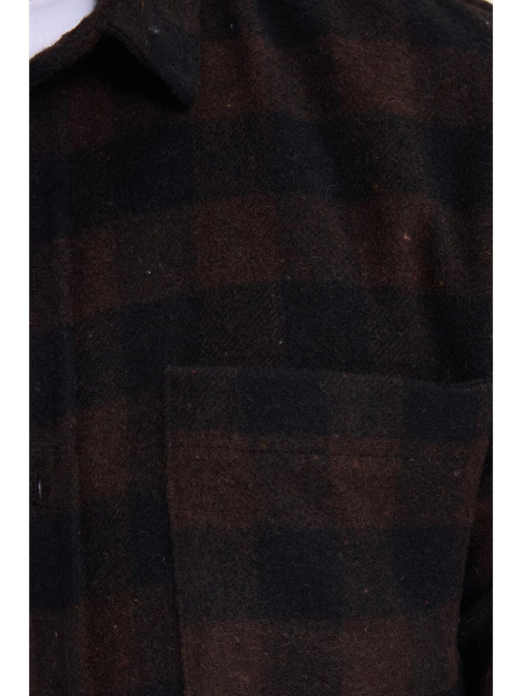 Karışık Erkek Slim Fit Dar Kesim Uzun Kollu Cepli Kareli Dama Desenli Kışlık Oduncu Gömlek-5