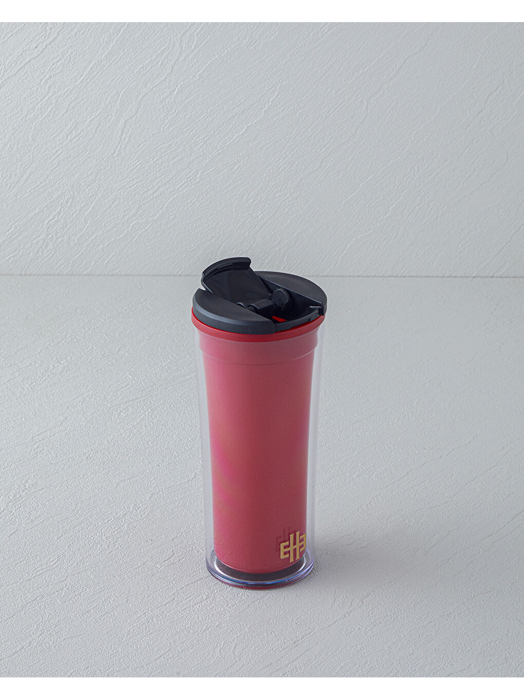 Good Mood Everyday Akrilik Travel Mug 350 ml Kırmızı-1