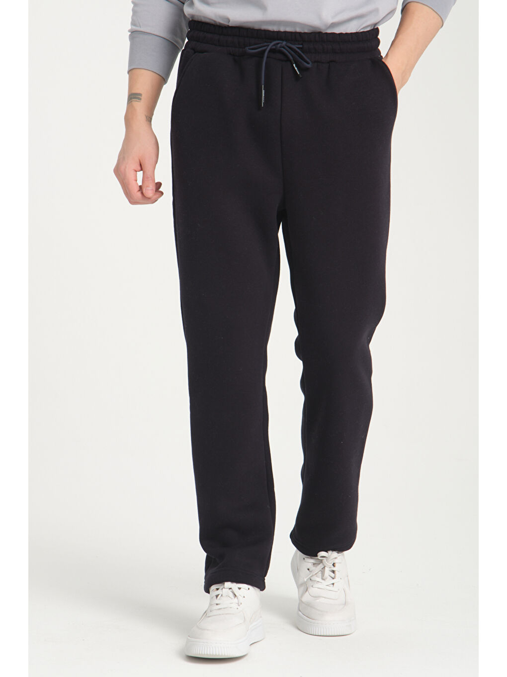 Lacivert Beli Lastikli Erkek Eşofman Altı 0022