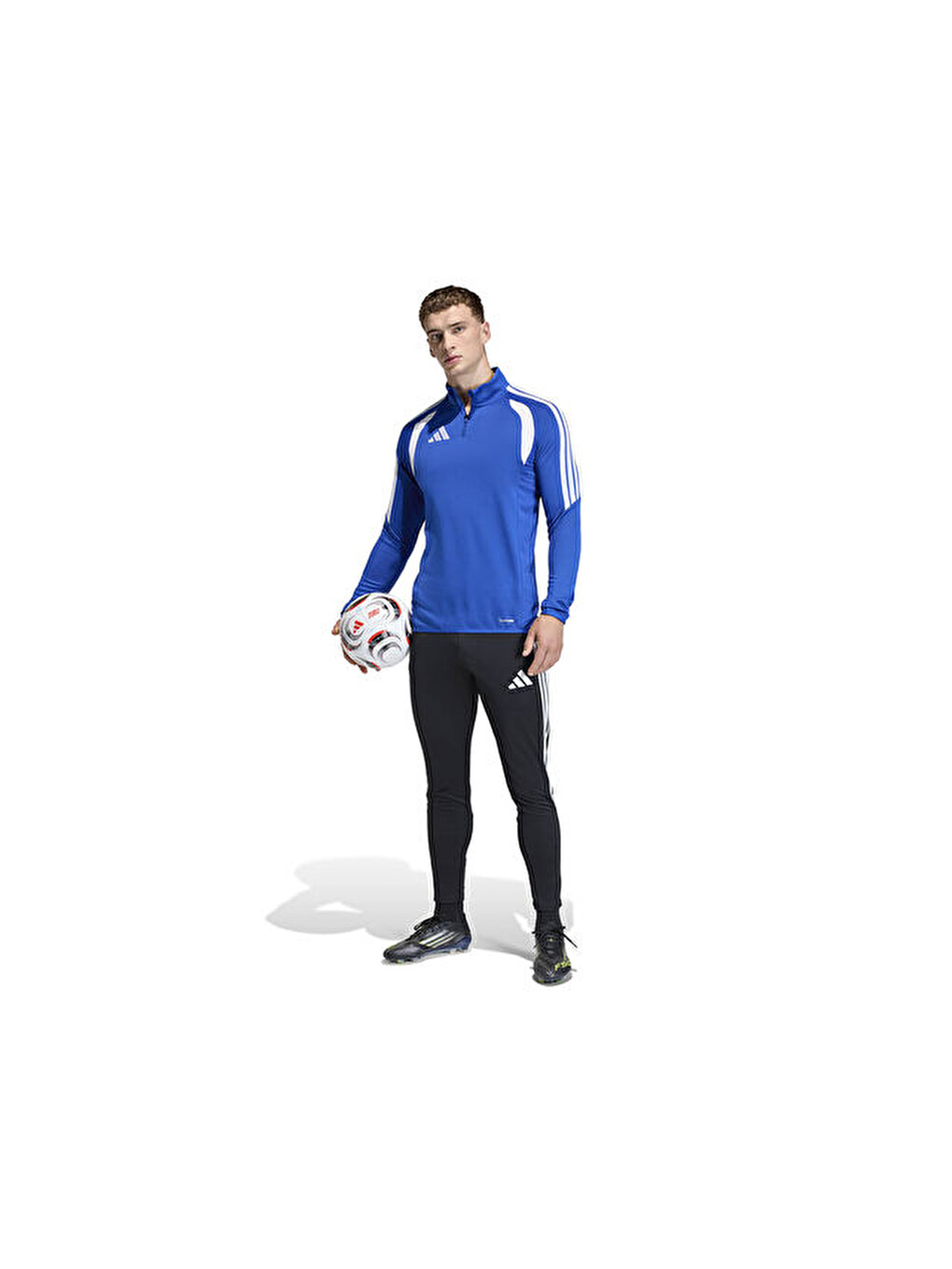 Tiro26l Tr Top Erkek Futbol Antrenman Uzun Kollu Tişört Jy9693 Mavi-5