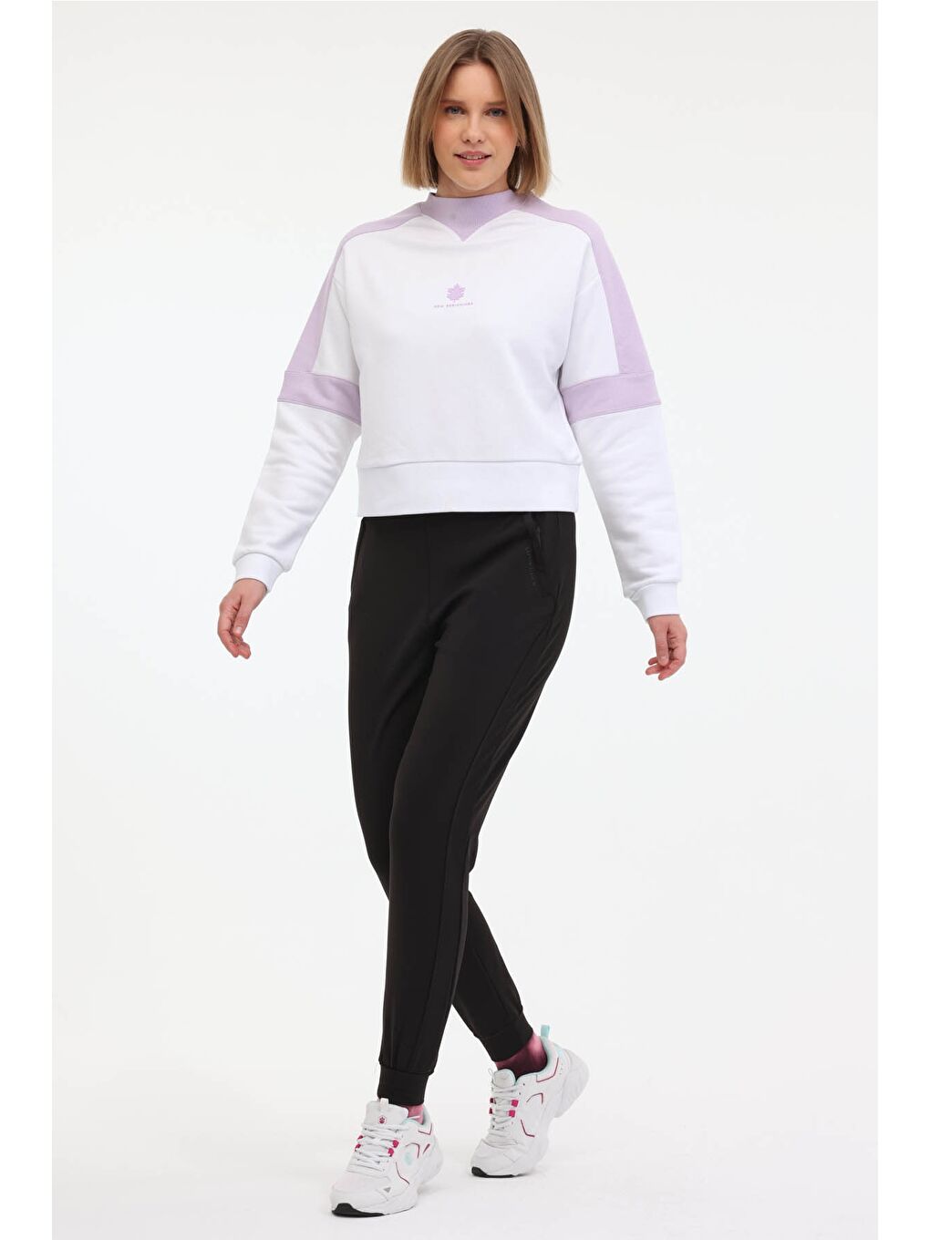 WL ULIANA 16CFS-06 4PR Beyaz Kadın Sweatshirt-2