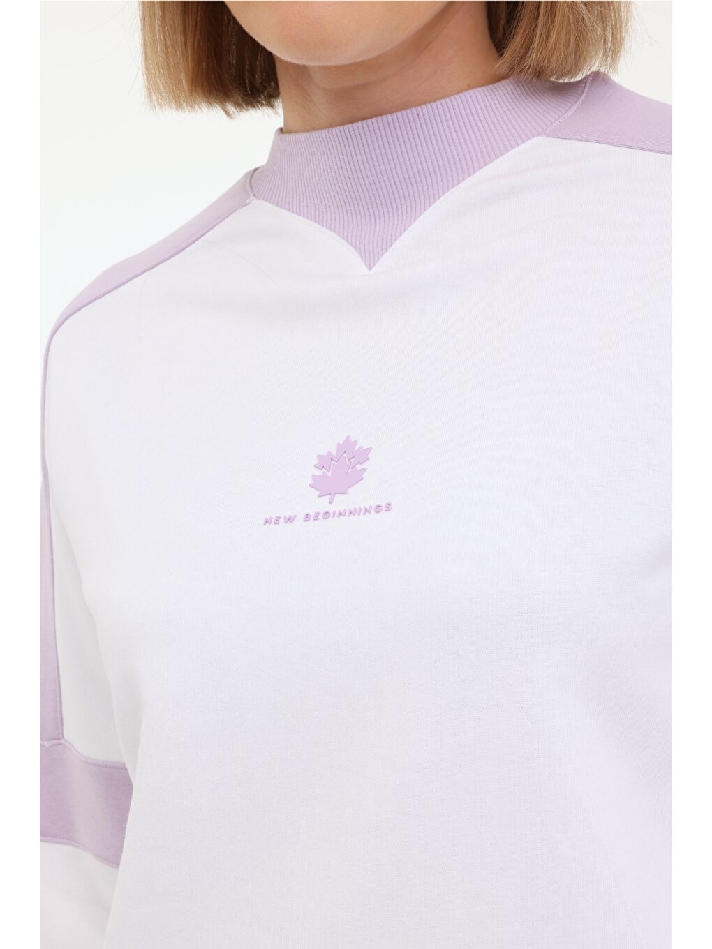 WL ULIANA 16CFS-06 4PR Beyaz Kadın Sweatshirt-3