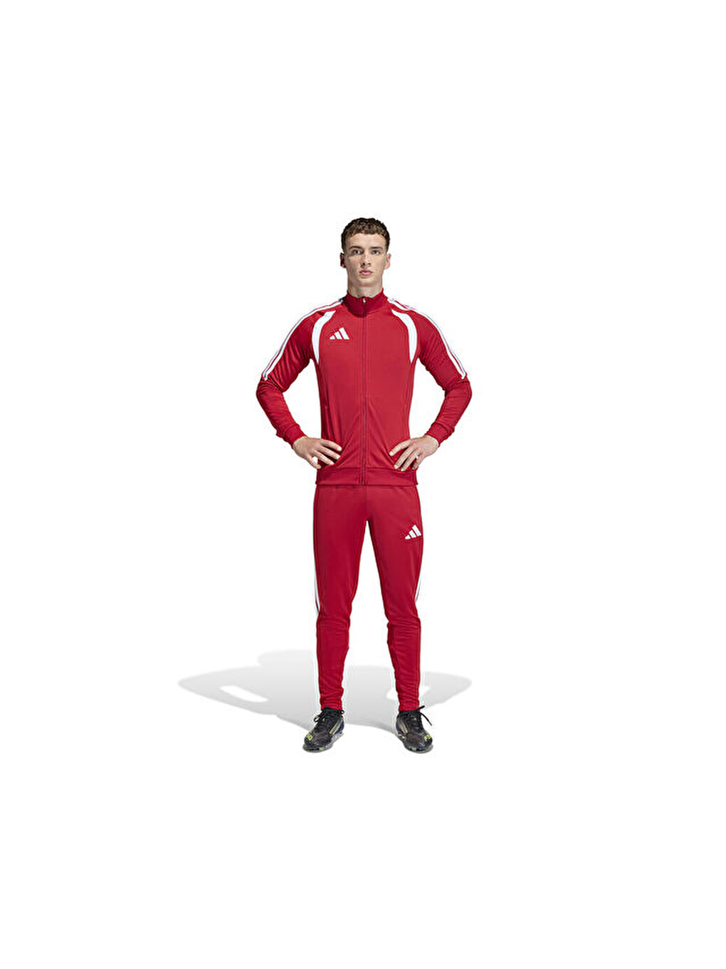 Tiro26l Tr Jkt Erkek Futbol Kamp Ceketi Jy7212 Kırmızı-6