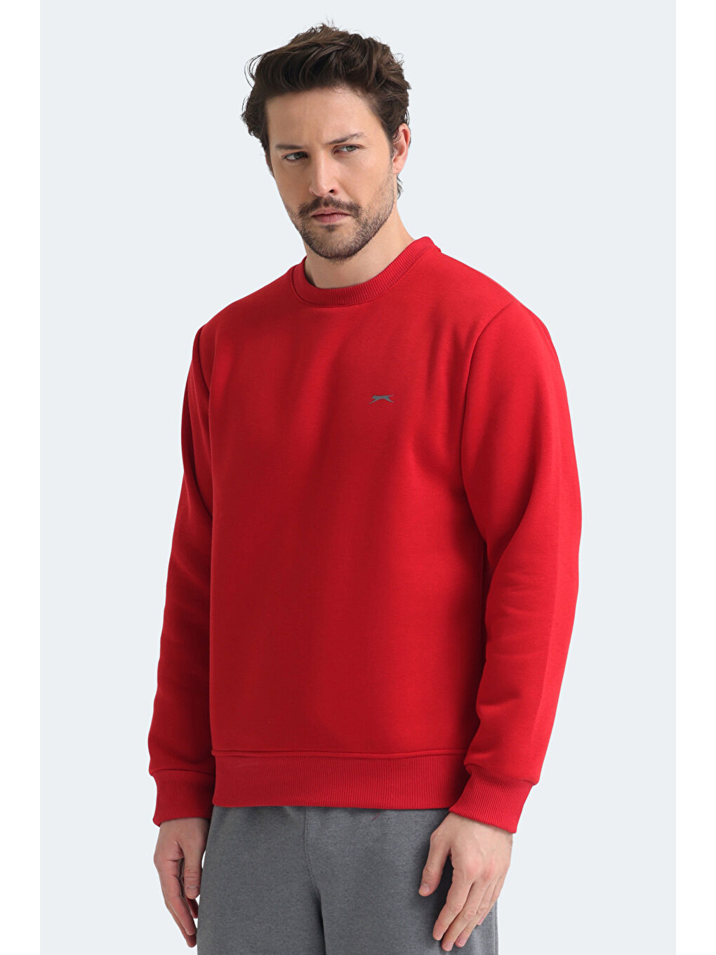 MEGAR I Erkek Kırmızı Sweatshırt-4