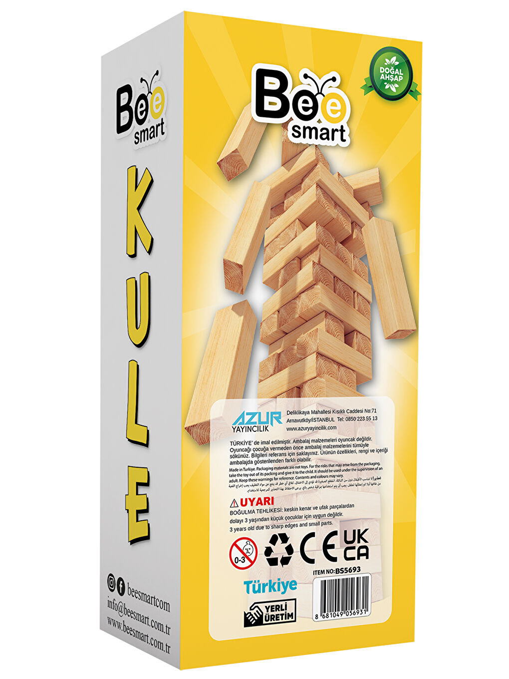 Kutulu Ahşap Kule Oyunu-1