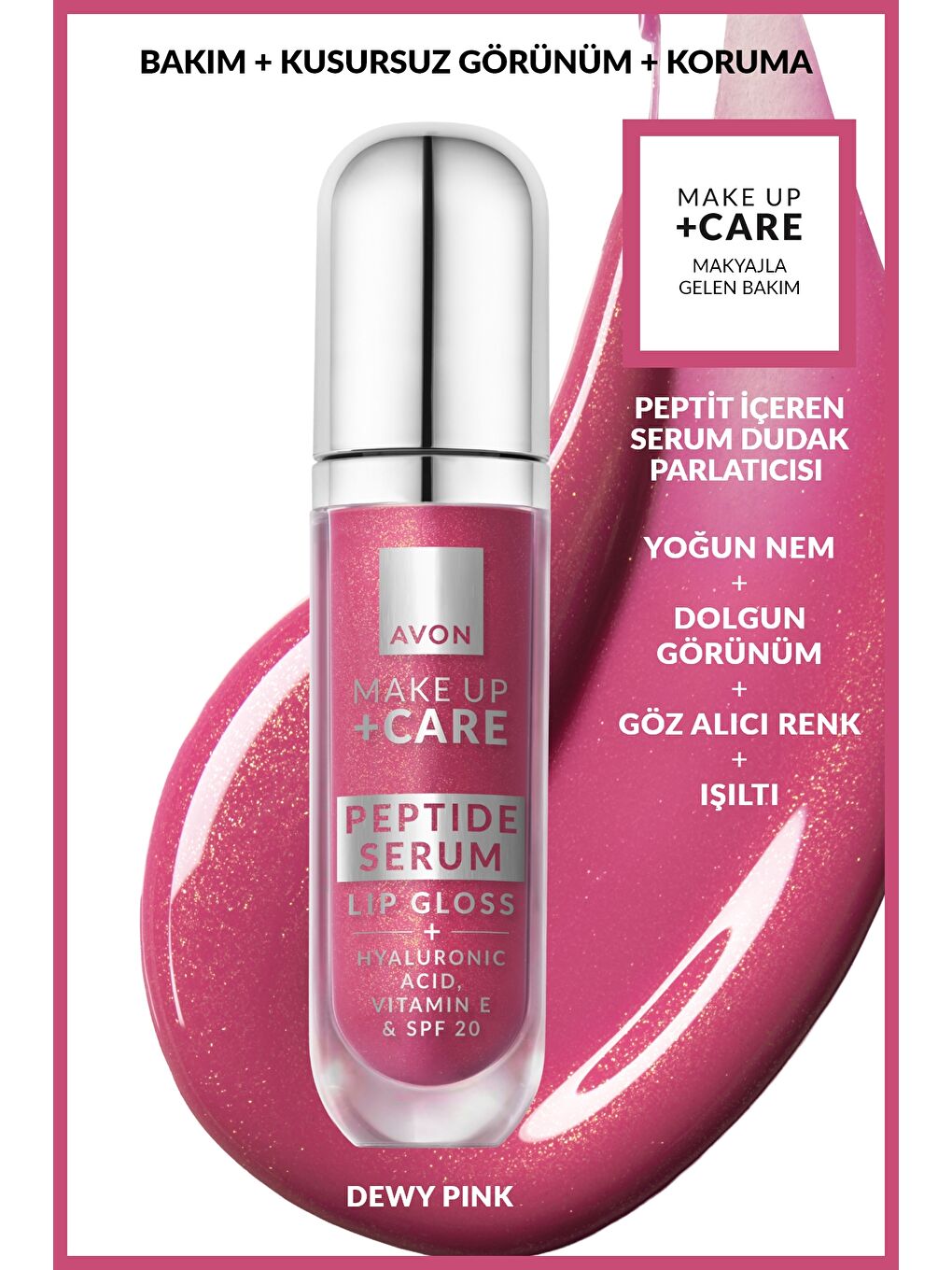 Peptit Serum Lip Gloss Dewy Pink-1