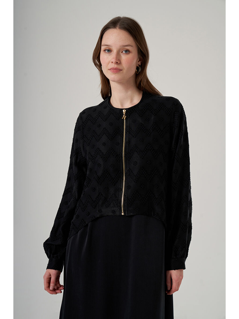 İç Elbise Ceket İkili Takım 2031 Siyah-1